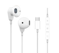 Auriculares estéreo de alta fidelidad con micrófono, conector USB tipo C, solo apto para Huawei P30 Pro, P20 Pro, Mate 30 Pro, Mate 20 Pro, Mate 10 Pro, Xiaomi Mi 9, Mi 9 SE, Mi 8, Mi A2 (blanco)