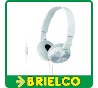 AURICULARES ESTEREO HIFI PLEGABLES SONY MDR-ZX310AP BLANCO CABLE 1,2M BD5476