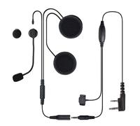 Auriculares estéreo para motocicleta con micrófono + PTT remoto | XT420, XT460, DP1400, CP040, GP300
