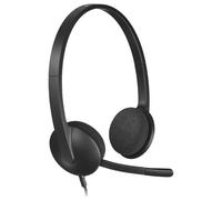 Auriculares Estéreo USB Sobre La Oreja Con Micrófono, Negro - 981-000475