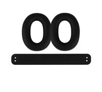 Auriculares Funda de Silicona para Sony INZONE H9 II, Funda para Auriculares y Almohadillas para la Diadema; Funda Resistente al Desgaste (Almohadillas Negro + 2 Almohadillas)