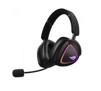 ASUS ROG Delta II Auriculares inalámbricos RGB gaming sonido Hi-Res DAC ESS Quad micrófono desmontable con cancelación de ruido AI