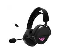 ASUS ROG Pelta - Auriculares Gaming inalámbricos, BT, ROG SpeedNova 2.4 GHz, USB-C, 309g, transductores ROG de 50 mm, micrófono Boom 10mm, batería 60h, Compatible con PC, Switch, PS5 - Negro