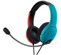 Auriculares gaming con micro PDP LVL40 SWITCH azul/rojo