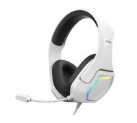 KROM KOPA 7.1 - Auriculares Gaming USB con Sonido Virtual 7.1, iluminación RGB Rainbow, Drivers de 50 mm, micrófono omnidireccional, Control de Volumen y Mute, Diadema Ligera y Ajustable - Negro