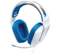 Auriculares gaming - Logitech G335, Con cable, 36 Ohms, 87.5dB SPL/mW, Micrófono integrado, Jack 3.5mm, Blanco
