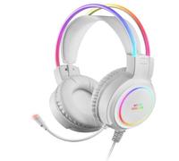 Auriculares Gaming con Micrófono Mars Gaming MHRGB/ Jack 3.5/ Blancos
