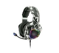 SPIRIT OF GAMER - Elite-H50 - Auriculares Audio Artic Gamer - Micrófono Flexible - Cojines De Cuero Sintético - SKULL LED RGB Backlight - 3.5mm Jack PS5 / XBOX X/PC / PS4 / XBOX ONE/Switch