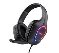 Auriculares Gaming con Micrófono Trust Gaming GXT 416 Zirox/ Jack 3.5/USB Negros