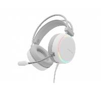 auriculares gaming genesis neon 613 2.0 rgb blancos