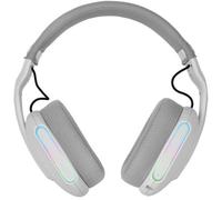 Mars Gaming MHW-Pro, Auriculares Gaming Inalámbricos ARGB Flow, Sonido 3D Envolvente 7.1, Bluetooth 5.3 + 2.4GHz + Jack 3.5mm, Diseño Ergonómico Ultraligero, Micrófono Dual, Multiplataforma, Blanco
