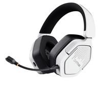 Auriculares Trust GXT 493PS Carus inalámbricos Bluetooth y USB-A Gaming con micrófono blancos
