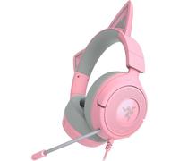 Auriculares Gaming Razer Kraken Kitty V3 X con cable orejas de gato, micrófono cardioide y color Quartz