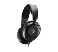 SteelSeries Arctis Nova 1 - Cascos Gaming Con Cable Multisistema - Controladores Hi-Fi - Audio espacial 360° - Almohadillas de espuma con memoria - Ultraligeros - PC, PS5, PS4, Xbox - Negro