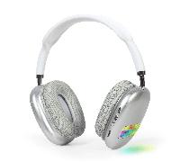 Gembird BHP-LED-02-W Auriculares Inalámbrico Diadema Llamadas/Música Bluetooth Blanco