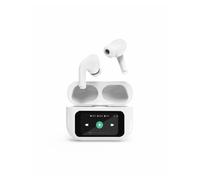 Auriculares gembird tws-lcd-anc-01-w blanco 11.41 cm