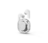 auriculares gembird twst-01-w transparentes blanco bt