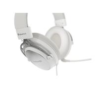 Genesis Gaming Auriculares gaming Toron 301 – con cable, minijack, micrófono desmontable, blancos