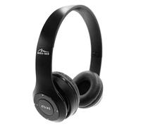 Auriculares GTmedia Epsilion inalámbricos Bluetooth gancho para oreja con micrófono y radio FM negros