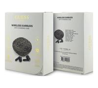 CG Mobile Guess Auriculares TWS ENC 4G Classic Metal Logo (marrón)