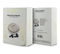 Auriculares Guess 4G Classic Metal Logo TWS ENC Rosa - GUTWST3P4EGP