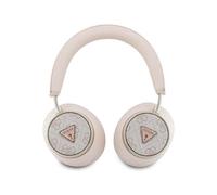 Auriculares Guess 4G Triangle Logo inalámbricos Bluetooth 5.4 con Cancelación de Ruido Rosa