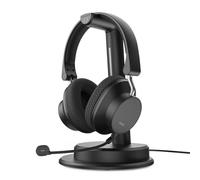 Auriculares Hama BT-900 inalámbricos y con cable Bluetooth para oficina con cancelación de ruido y micrófono negro