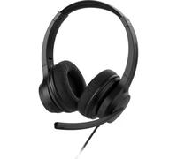 Auriculares Hama con cable USB-C On Ear para oficina con micrófono negro