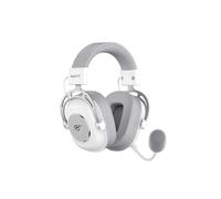 Auriculares Havit H2002YG inalámbricos y con cable Bluetooth para gaming, micrófono brazo, blanco y gris