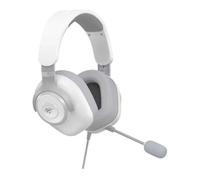 Auriculares Havit H2230D Inalámbricos y con cable, doble micrófono para gaming, blanco y gris