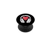 Auriculares Heart Music PopSockets PopGrip Adhesivo