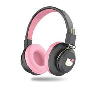 Auriculares Hello Kitty V5.3 Metal Logo Round Shape - Rosa