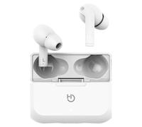 Auriculares Hiditec Fenix TWS inalámbricos Bluetooth para llamadas y música con carga rápida y protección IP5X blancos