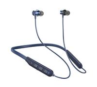 Auriculares Hoco ES64 inalámbricos Bluetooth deportivos con larga autonomía y avisos de voz azul