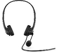 HP G2 Auriculares Estéreo USB con micrófono, cancelación de ruido, cómodos para llamadas, Negro