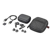 Auriculares HP inalámbricos Bluetooth 5.3 con micrófono, intrauriculares, negro, BT700 USB-C