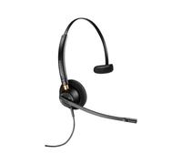 Auriculares HP Poly EncorePro 510 con cable USB-A y USB-C para llamadas y música negros