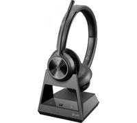Auriculares HP Poly Savi 7320-M inalámbricos DECT Bluetooth con Cancelación de Ruido Negro