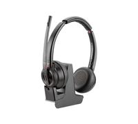Auriculares HP Poly Savi 8220 UC DECT, MS, USB-A/C, negro