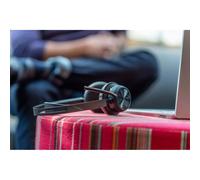 Auriculares HP Poly Voyager Focus 2 inalámbricos Bluetooth con Cancelación Activa de Ruido, Micrófono y USB-A, negros