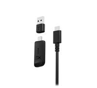 HyperX Cloud III S - Auriculares Gaming inalámbricos, Bluetooth, 2.4Ghz, PC, PS5, Xbox, Drivers 53 mm, DTS, micrófono 10mm, batería hasta 200h, Negro