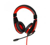 Auriculares iBox SHPI1528MV con cable Jack 3,5 mm Gaming Binaurales con Micrófono Negro y Rojo