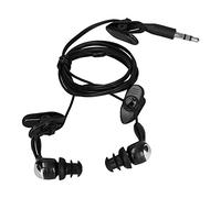 Auriculares Impermeables IPx8 para Nadar, Auriculares Deportivos Subacuáticos con Enchufe de 3,5 Mm, Auriculares Ergonómicos con Cable, Aislamiento de Ruido para Nadar, Correr, Surfear(Negro)