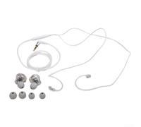 Auriculares In-Ear 3.5mm Control Volumen Bajo Auriculares In-Ear | Jack estándar 3.5mm, compatible móviles tablets consolas, versatilidad para máxima, conexión universal(Silver)