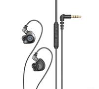 Auriculares In-Ear 3.5mm Control Volumen Bajo Auriculares In-Ear | Jack estándar 3.5mm, compatible móviles tablets consolas, versatilidad para máxima, conexión universal(Black)