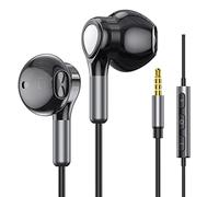 Auriculares In Ear, Auriculares con Cable y Microfono, Auriculares Cable Aislamiento de Ruido Soporte Control de Volumen de Llamadas, Cascos con Cable y Clavija de 3,5 mm para Teléfono Móvil, MP3, etc