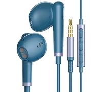 Auriculares In Ear con Cable para Redmi Note 11S 12 Pro 10 10C Poco X5 Pro,HiFi Estéreo Auriculares Jack 3.5mm con Microfono Cancelación Ruido para Samsung M33 M13 A13 A14 A04S A23 A32 Realme C55 10