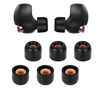 Auriculares In-Ear de Repuesto de 3 Pares Compatibles con Sony WF-1000XM4, Tapones Acolchados In-Ear Ear Earphones (S, Negro)