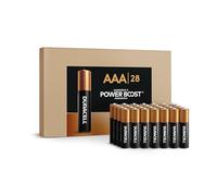 Auriculares in-Ear Duracell Coppertop AAA, Paquete de 28 Pilas Triple A con Ingredientes Power Boost, alcalinos de Larga duración
