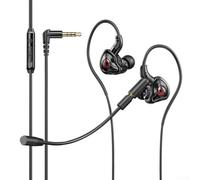 Auriculares In-Ear Gaming Cable Micrófono Extraíble Audio HiFi Bass Intenso Aislamiento Control Línea 3.5mm USB C Ordenador Teléfono 1.2M(3.5mm)